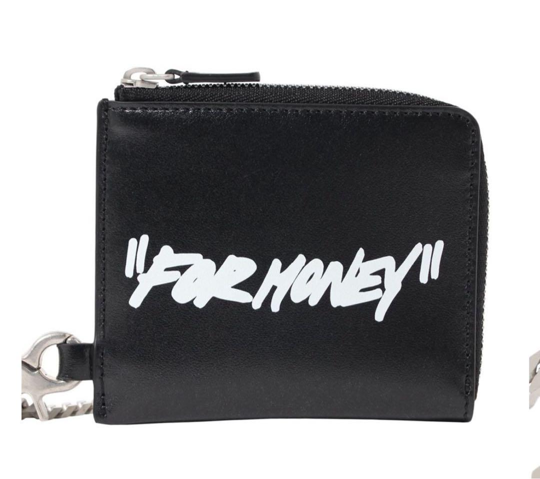 OFF-WHITE FOR MONEY ウォレットチェーン ブラック