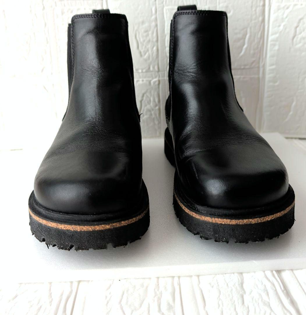 ビルケンシュトック　サイドゴアブーツ レザー ブラック　39