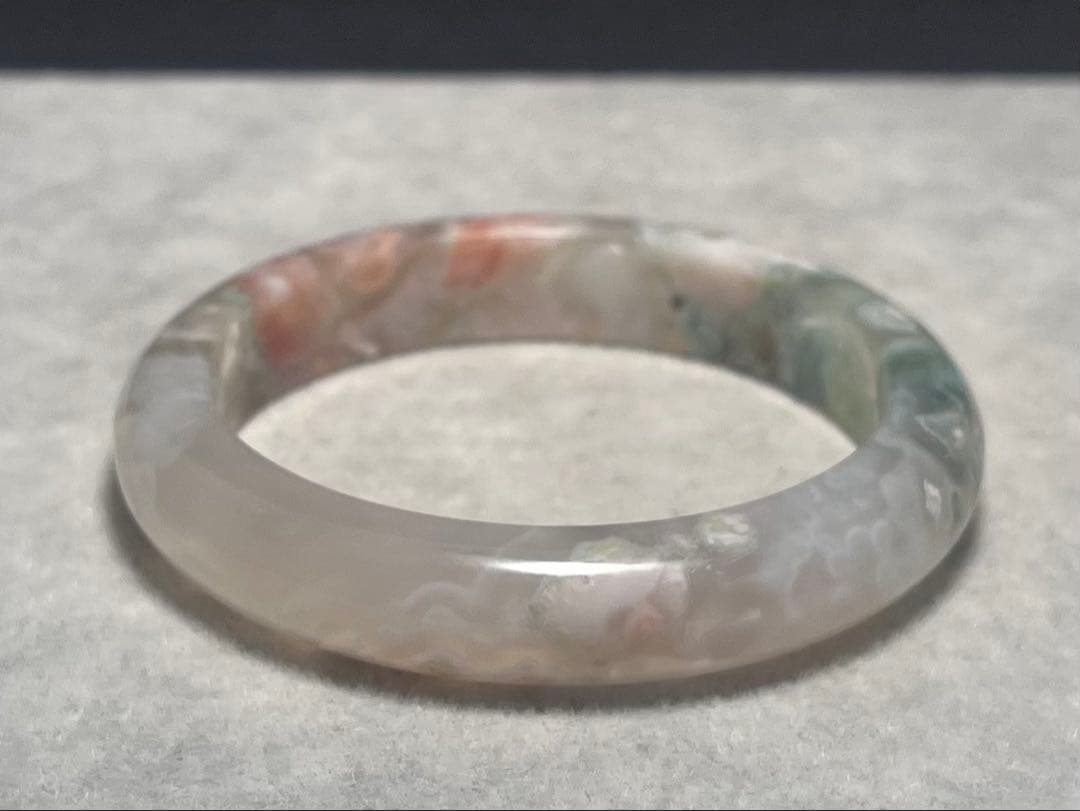 天然　桜瑪瑙バングル　57mm