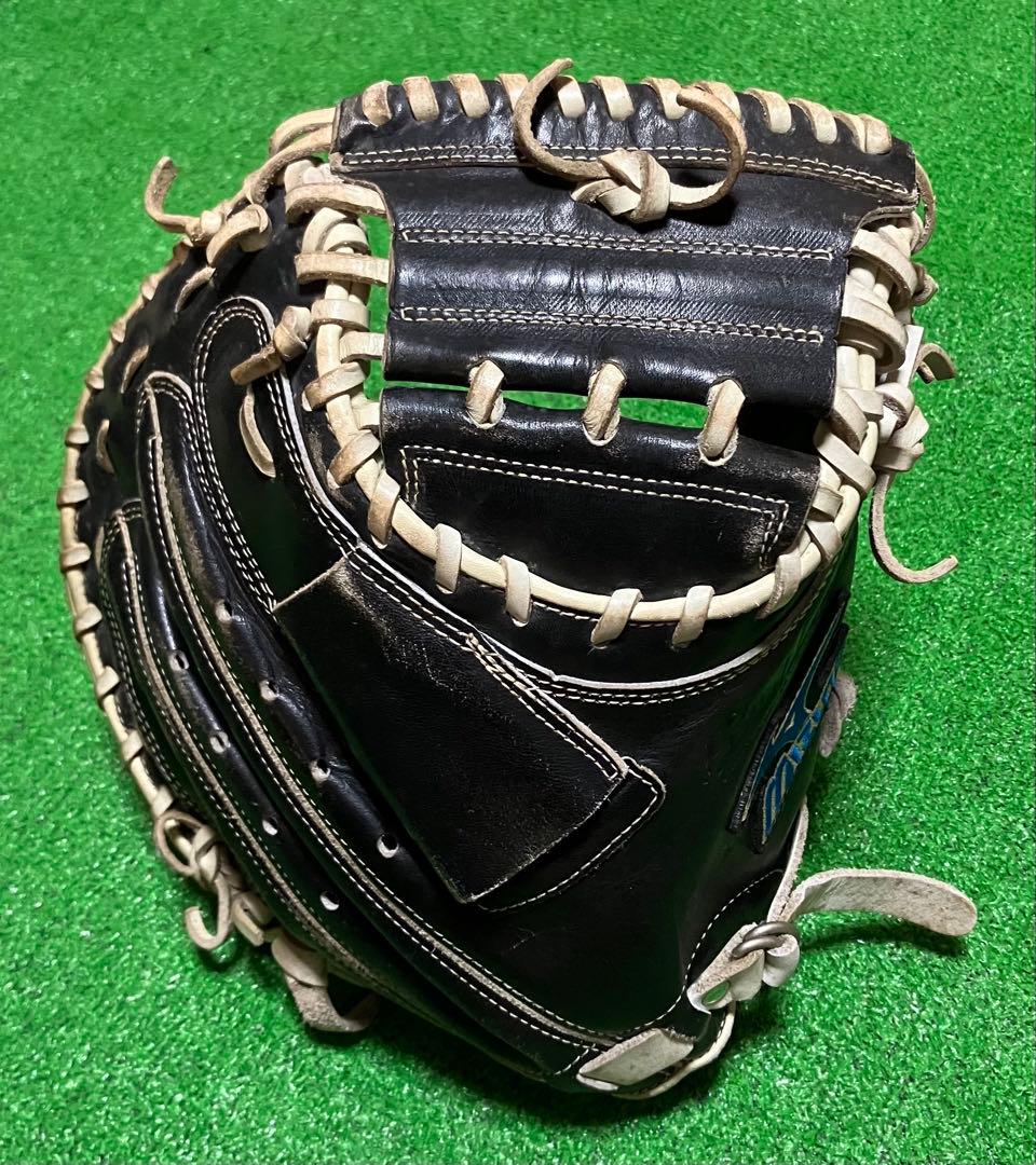一般軟式野球用 キャッチャーミット ミズノ ビューリーグ 捕手 大人用 黒