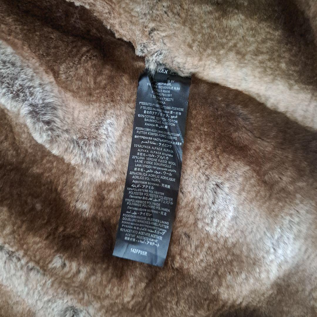 mr&mrs italy 総裏ボア カモフラ ミリタリーモッズコート フード