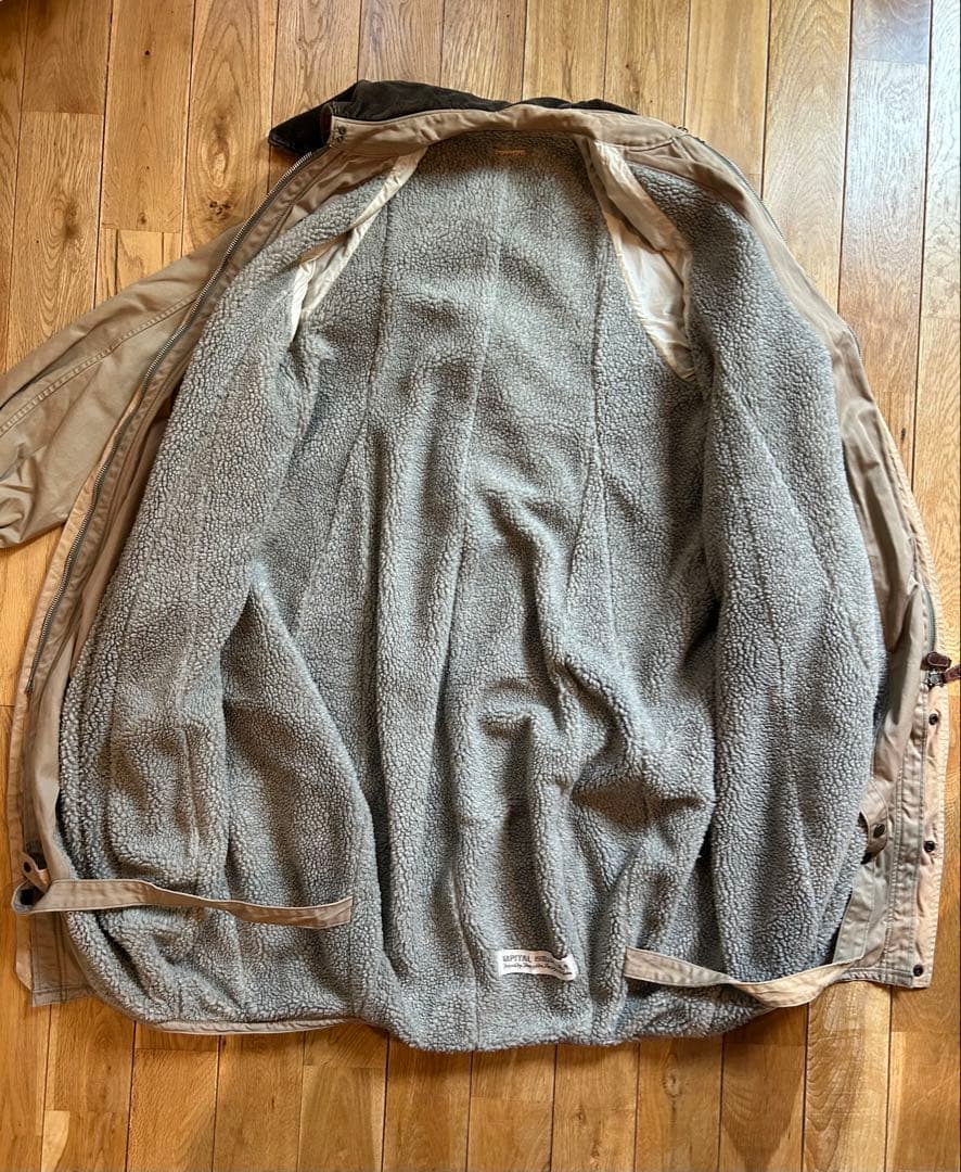 KAPITAL バックギャザーコート　ベージュ　サイズ0