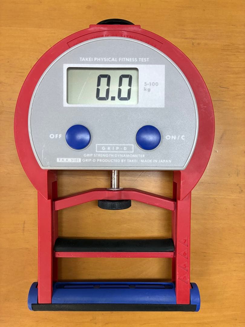 竹井機器工業　デジタル握力計　グリップＤ　握力グリップ　ボートレーサー試験