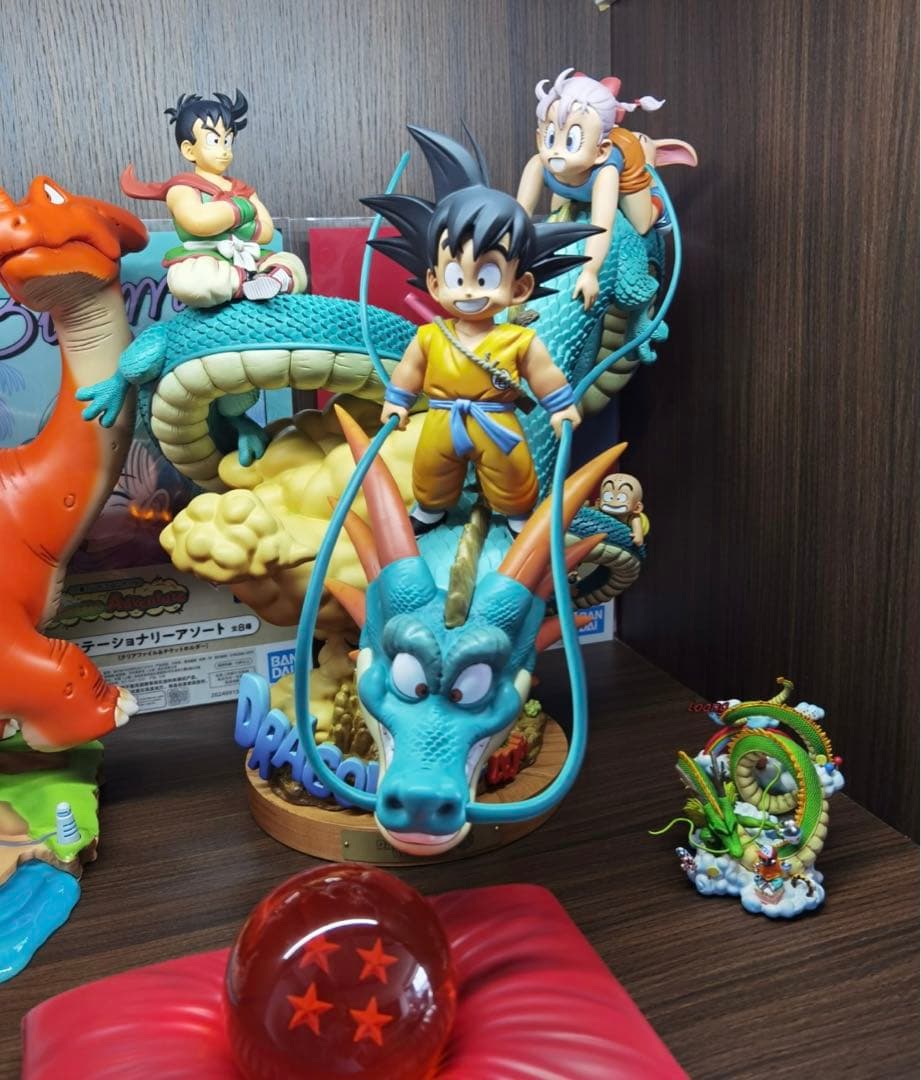 ドラゴンボール 孫悟空 神龍 ブルマ フィギュア ガレージキット