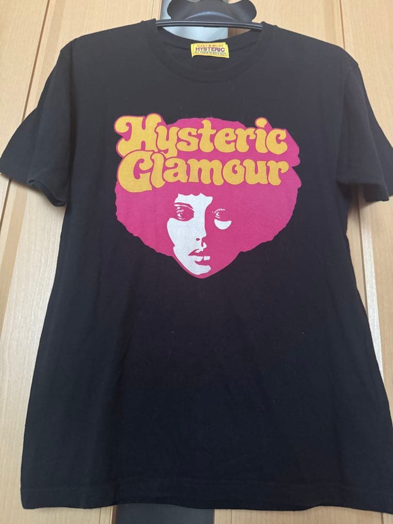 ヒステリックグラマーアフロTシャツブラック