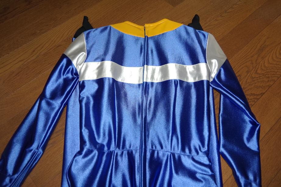 電磁戦隊メガレンジャー　メガブルー　スーツ　アトラク　レプリカマスク