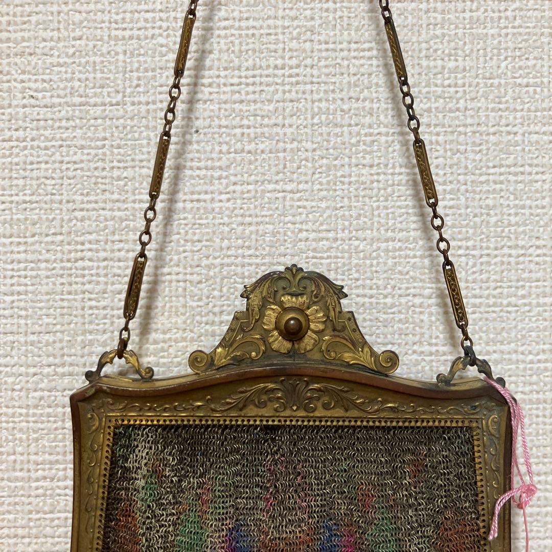 フランス　1920年　メタルバッグ