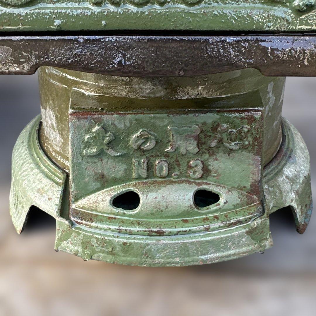 餅つき　福寿 カマド ＦＵＫＵＪＵ No3 鉄 かまど 釜戸 鋳物 釜