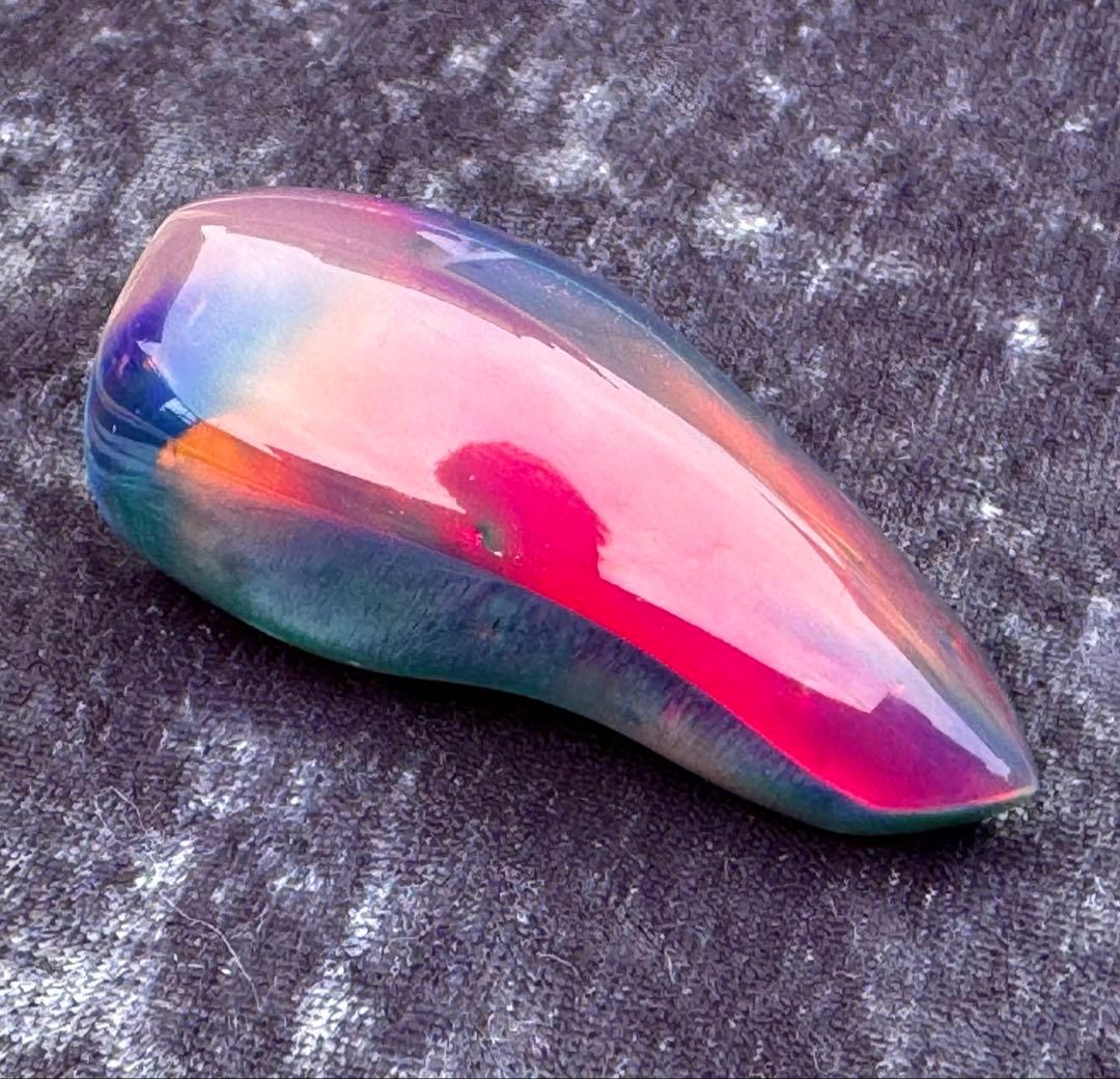 三線バチ　人工オパール製