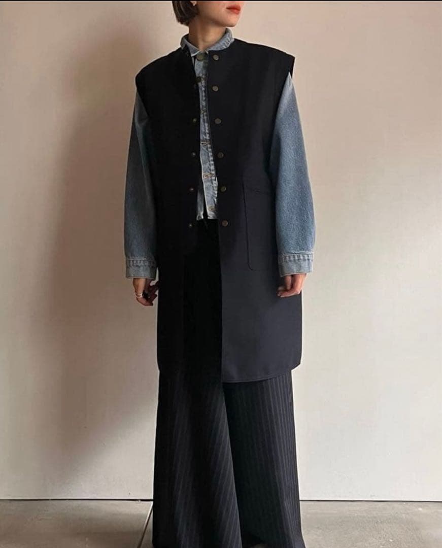 BACCA ダブルクロスヘビーメルトン ミドルベスト