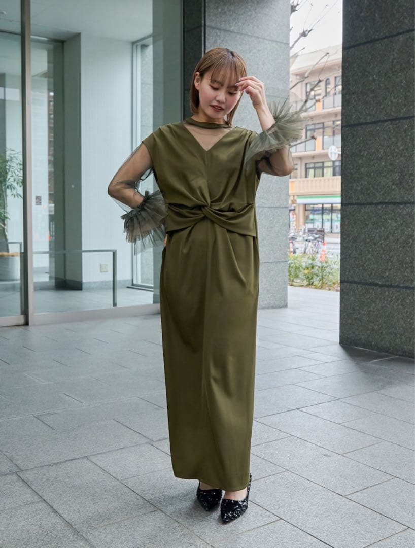 niana オケージョンドレス　ベージュ