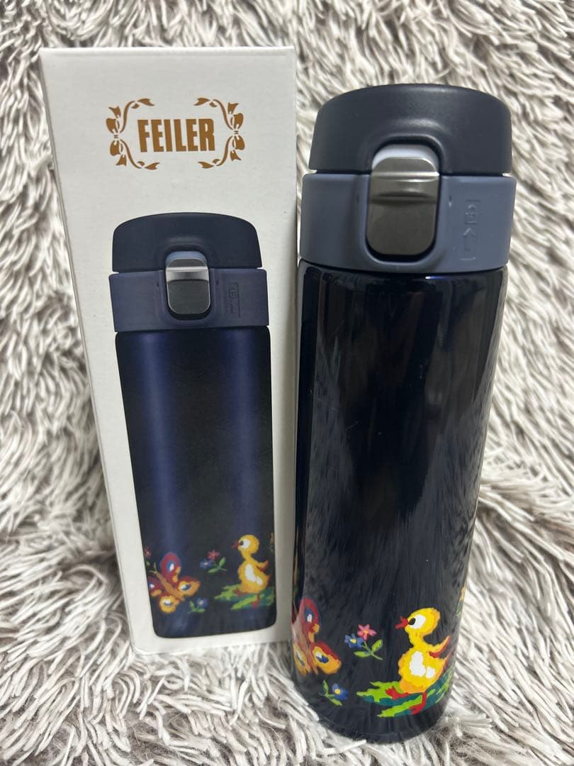 FEILER ステンレス製 水筒 480ml ネイビー