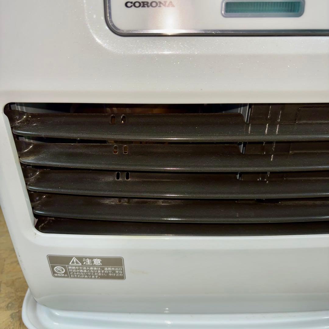 CORONA 石油ファンヒーター ホワイト 21年製 ストーブ 暖房器具