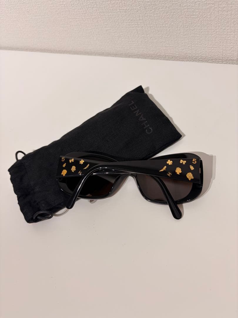 Chanel シャネル サングラス ココマーク アイコン ブラウン 5123