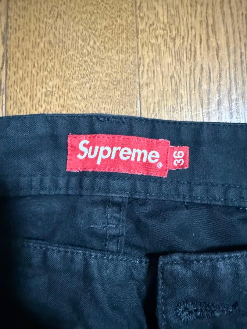 【最終値下げ】Supreme カーゴパンツ ブラック 36