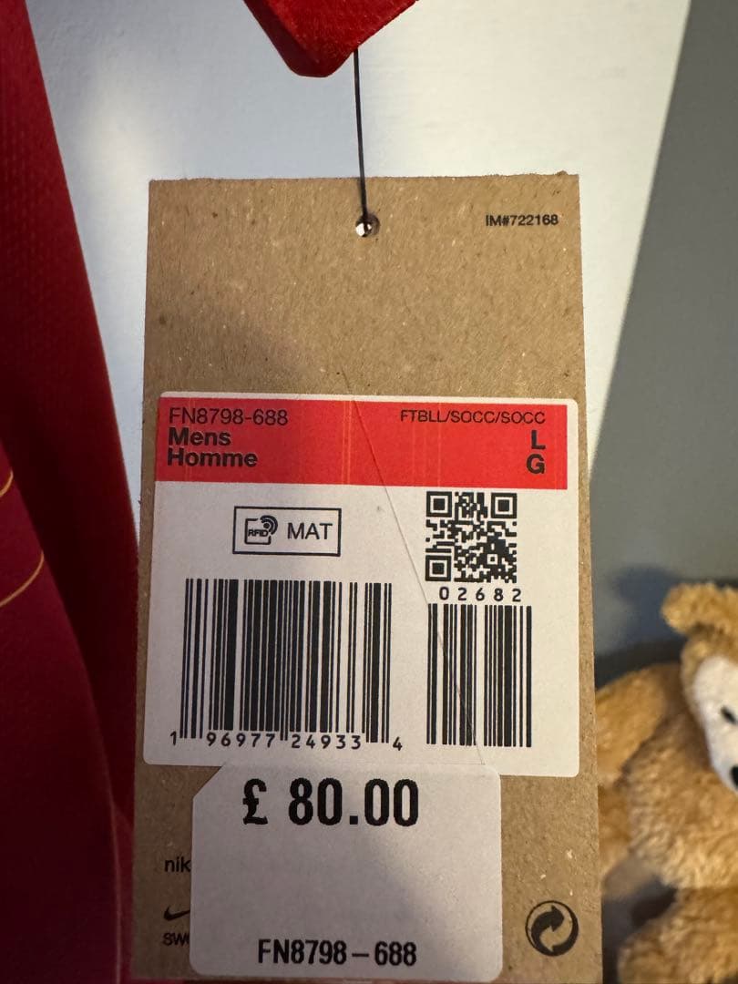 未使用24/25 リヴァプール 優勝記念ユニフォーム　Lサイズ