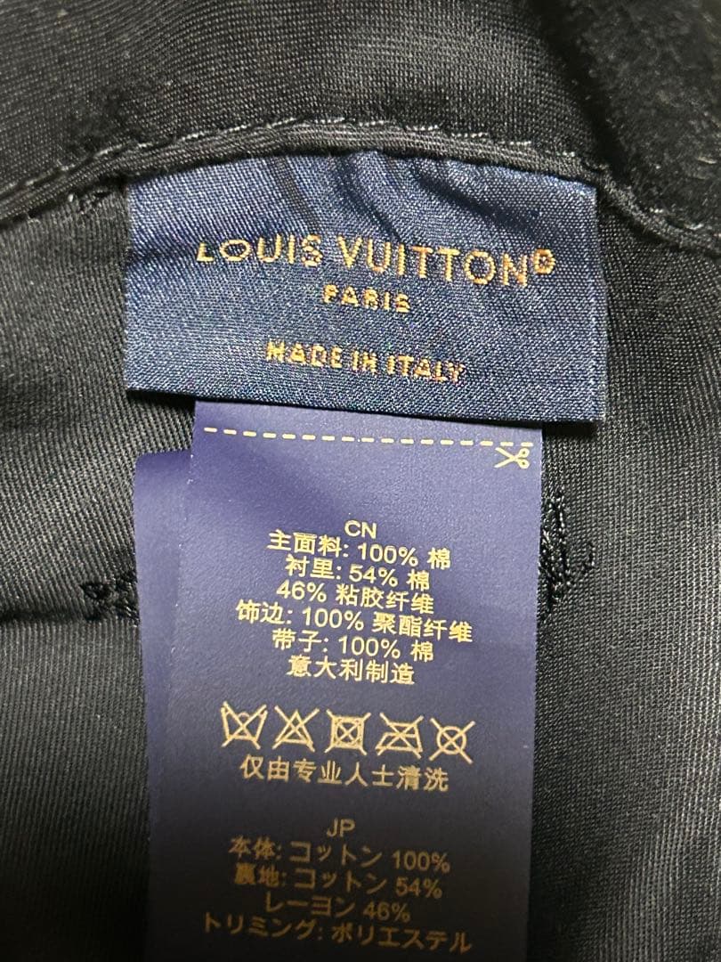 Louis Vuitton ベージュ ブラック キャップ 2点セット