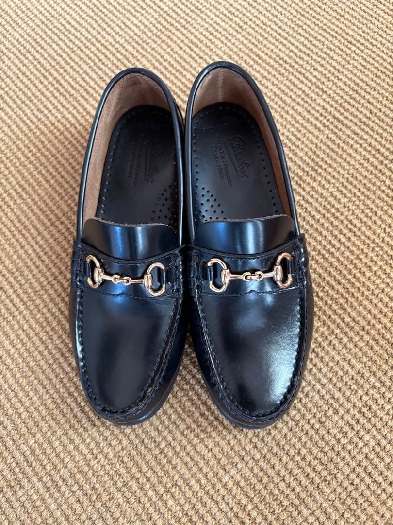 Paraboot ブラックレザー ローファー