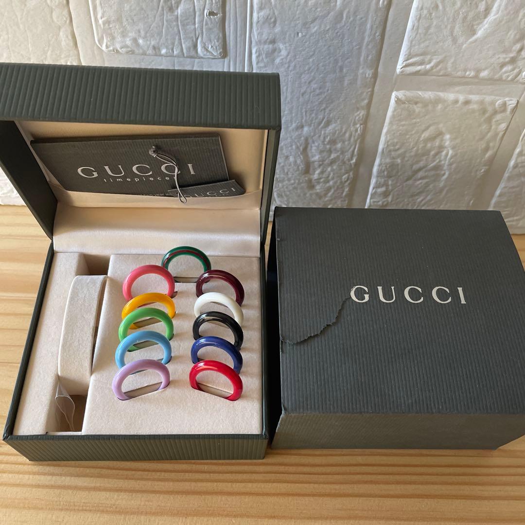 GUCCI グッチ チェンジベゼル 腕時計なし ベゼル・箱のみ　ヴィンテージ
