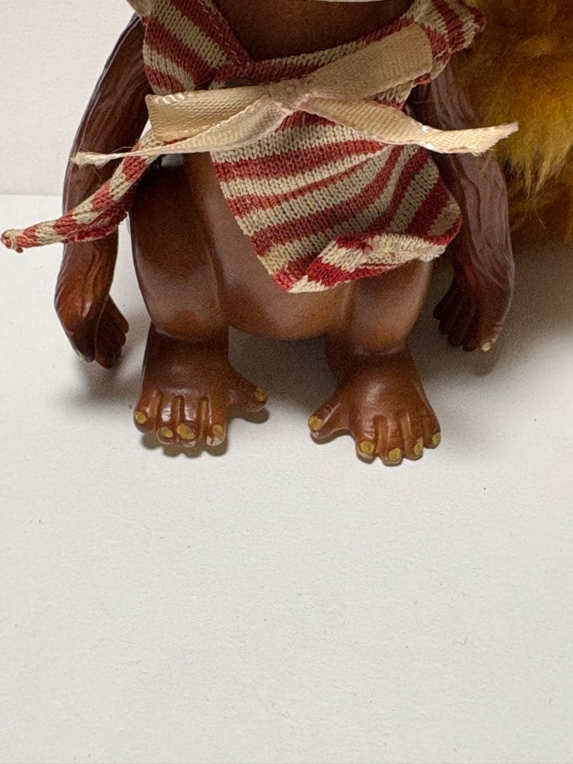 希少【セキグチ】昭和レトロ 猿 ソフビ ぬいぐるみ 当時物 ヴィンテージ