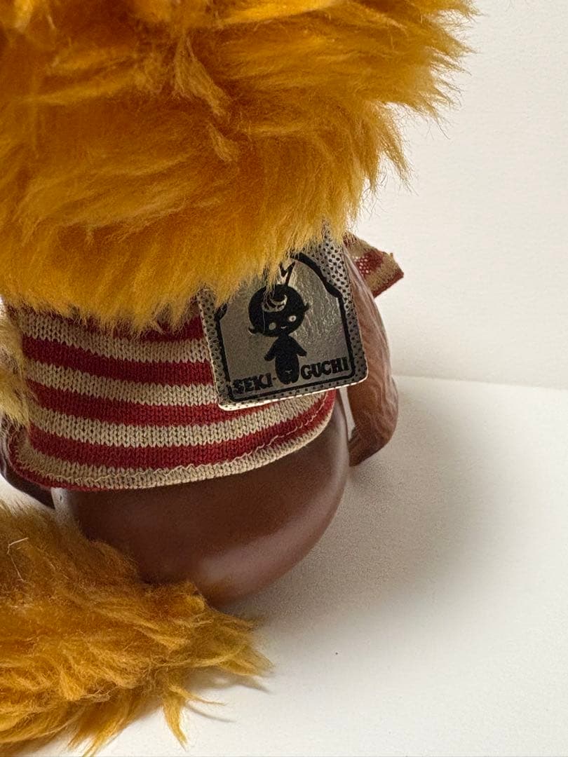 希少【セキグチ】昭和レトロ 猿 ソフビ ぬいぐるみ 当時物 ヴィンテージ