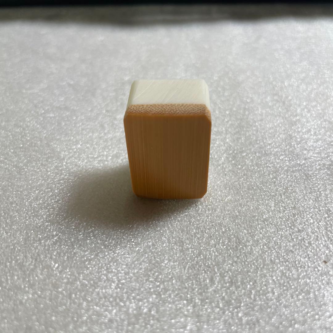 【真贋鑑定済・極上品】手彫り 牛骨 麻雀牌 背竹 時代物 骨牌 アンティーク