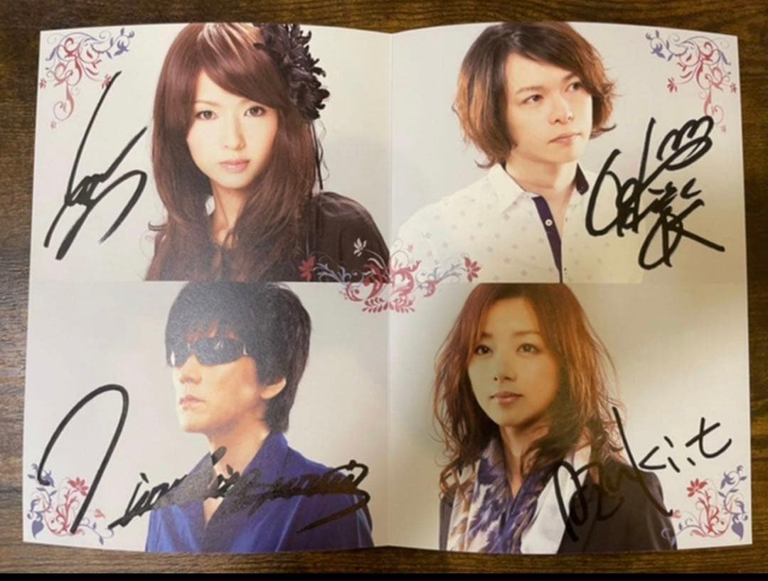 ⭐️レア　garnet crow メンバーサイン