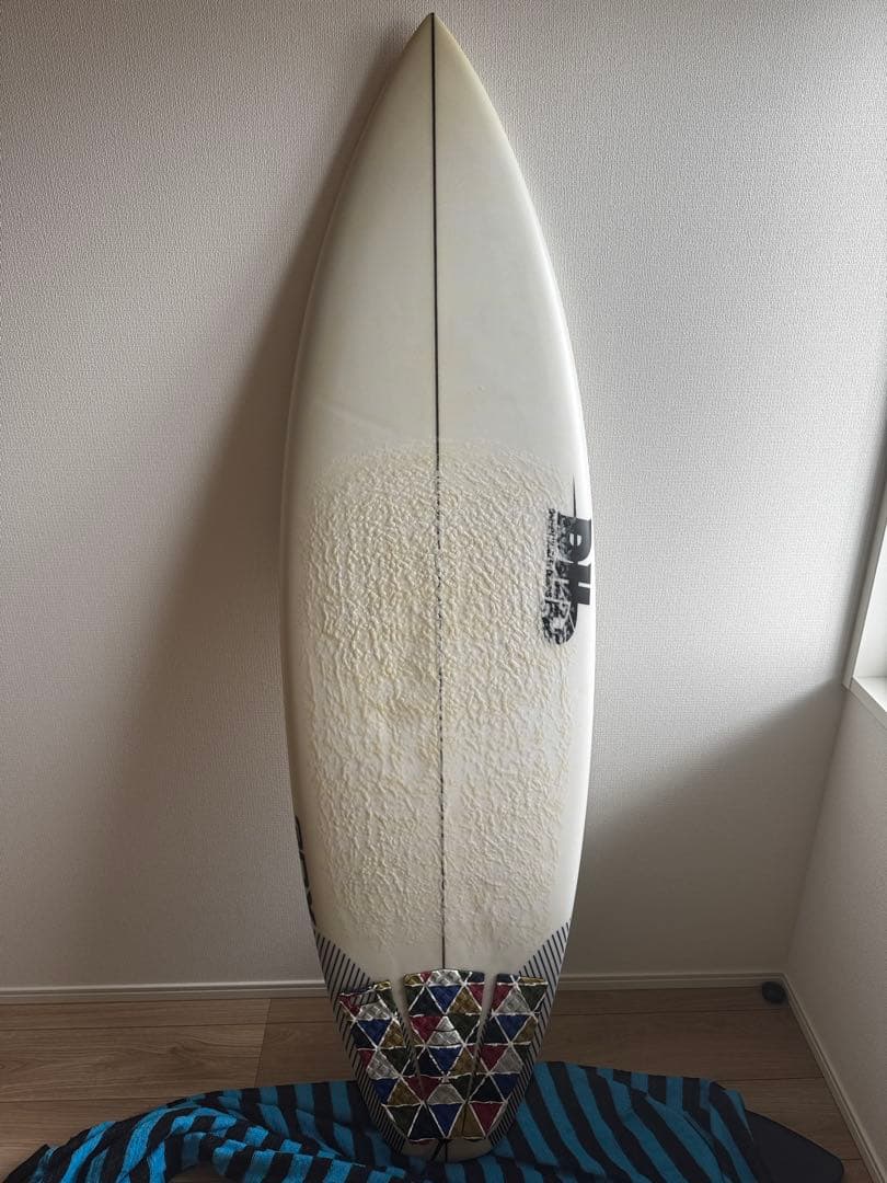 DHD 3DX ショートボード 5'9 FCSフィン リーシュコードカバーセット