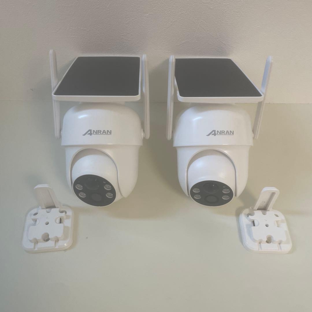 ANRAN 防犯カメラ 2台セット ホワイト