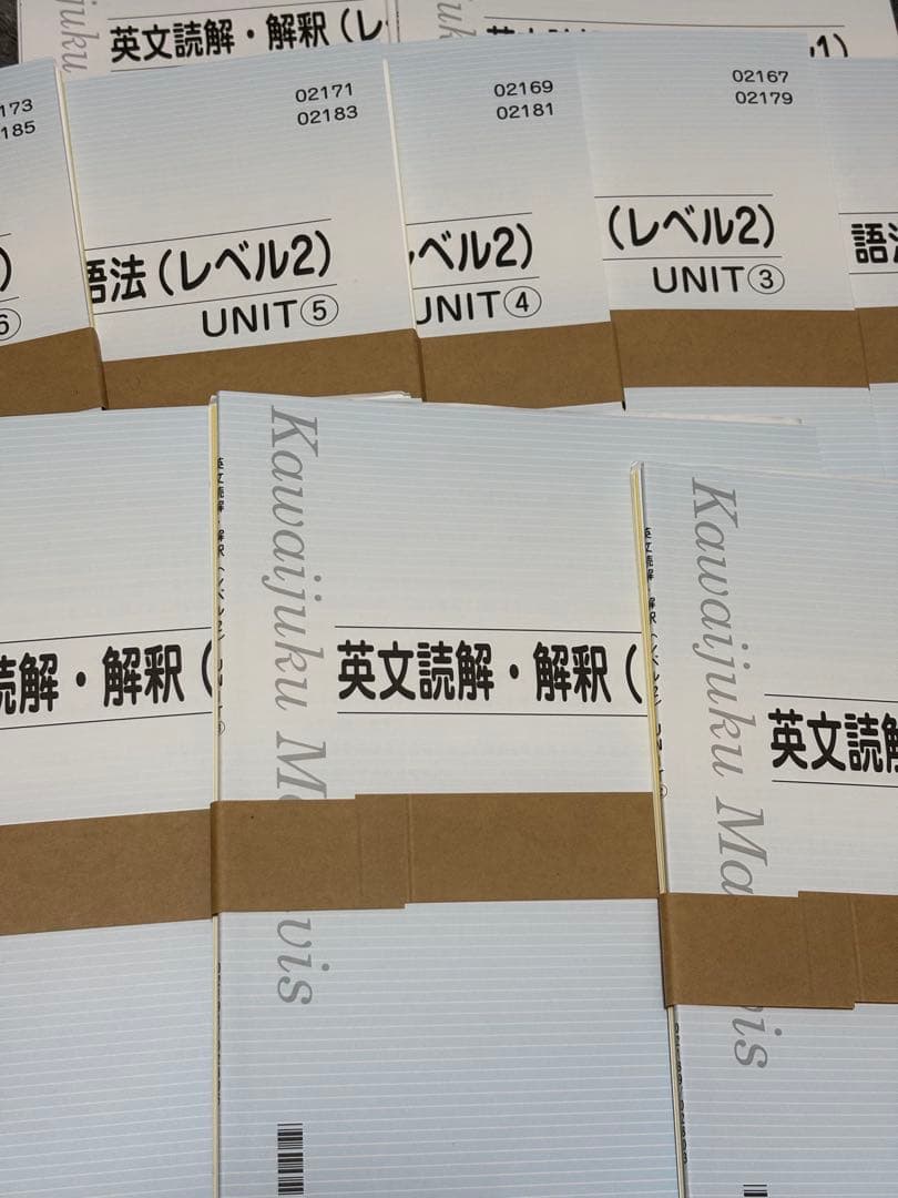 河合塾マナビス　英語　テキスト