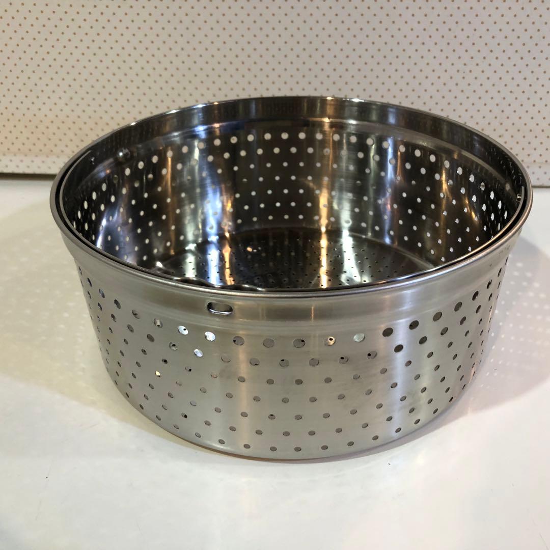 CRISTEL クリステル24cm 深鍋・クッキングバスケット•フタ3点セット