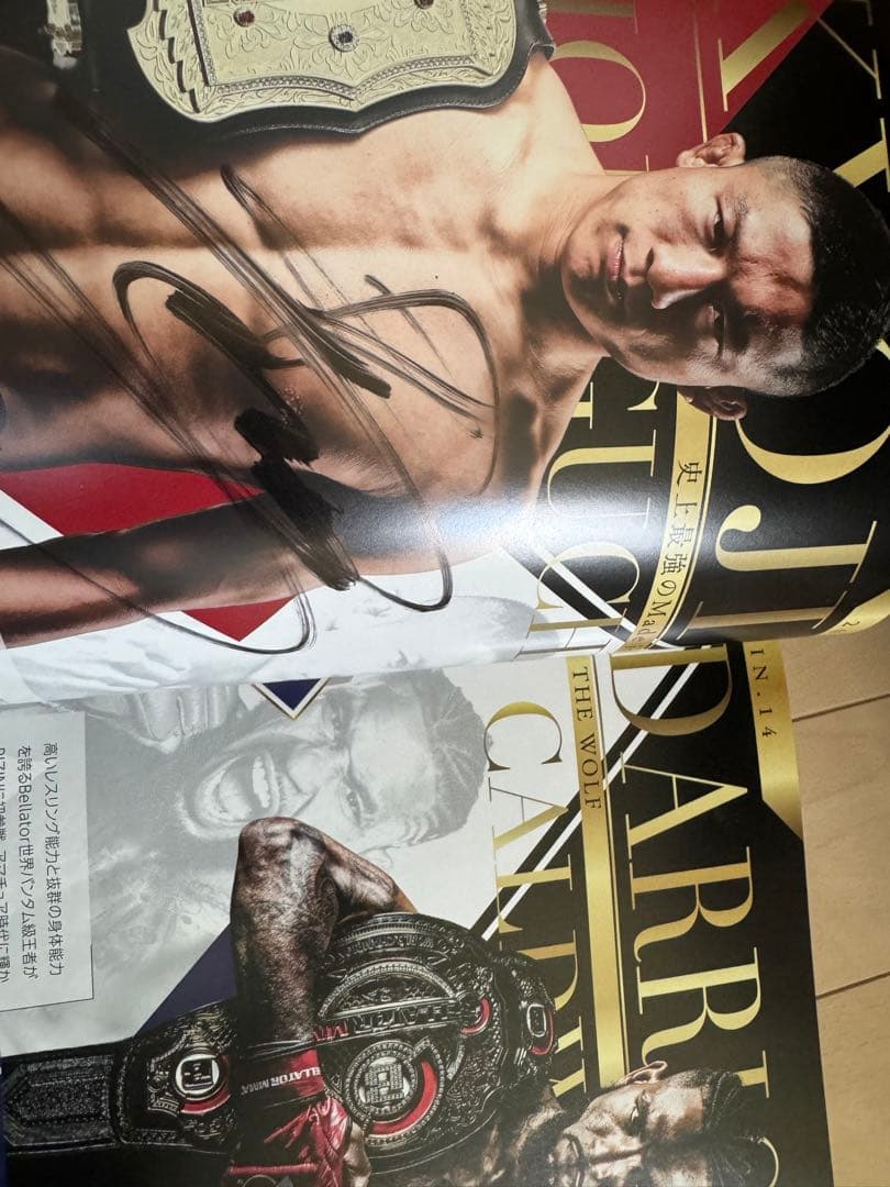 RIZIN 那須川天心 メイウェザー 戦 選手直筆サイン入り