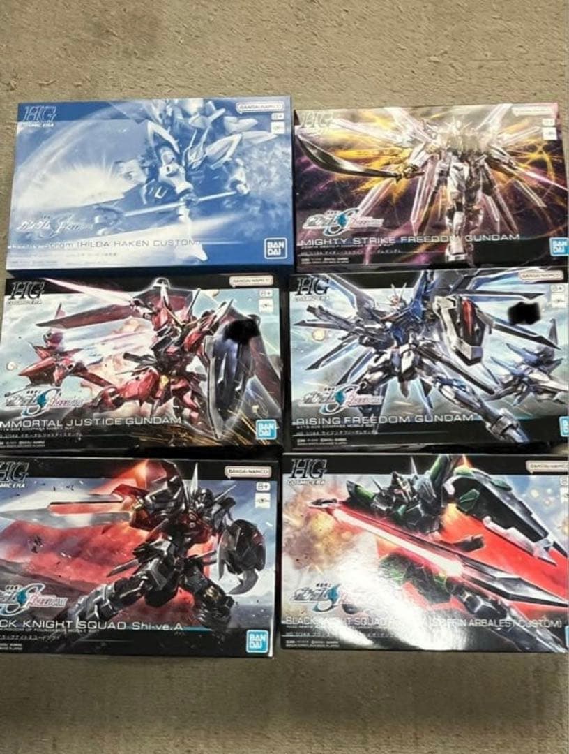 HGガンプラセット 6種