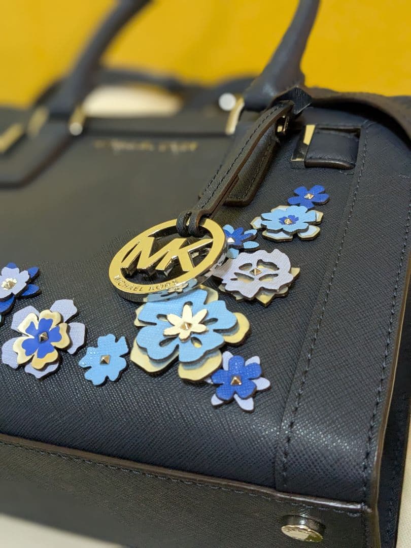 MICHAEL KORS ネイビー ツーウェイバッグ