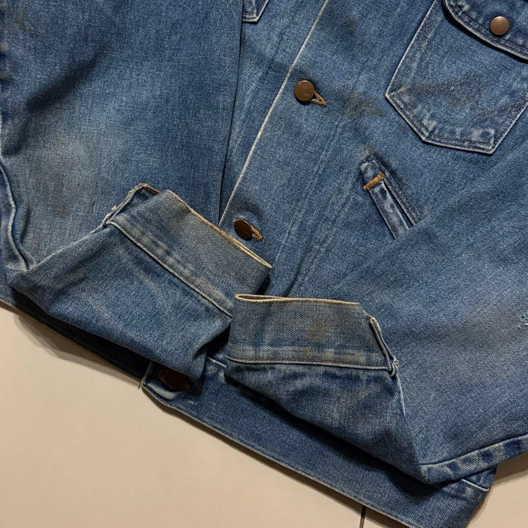 80's Wrangler ラングラー 74126NV デニムジャケット 46