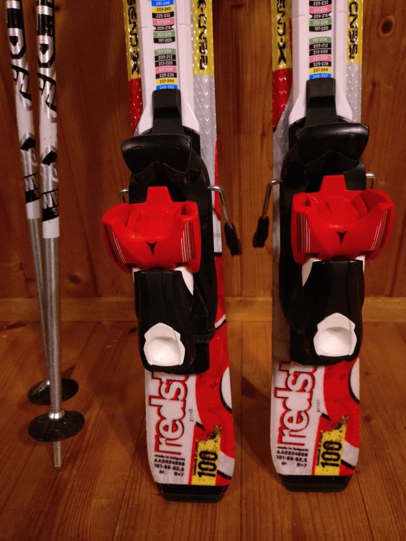 送込価格 特価ATOMIC カービングスキーセット ジュニア 100