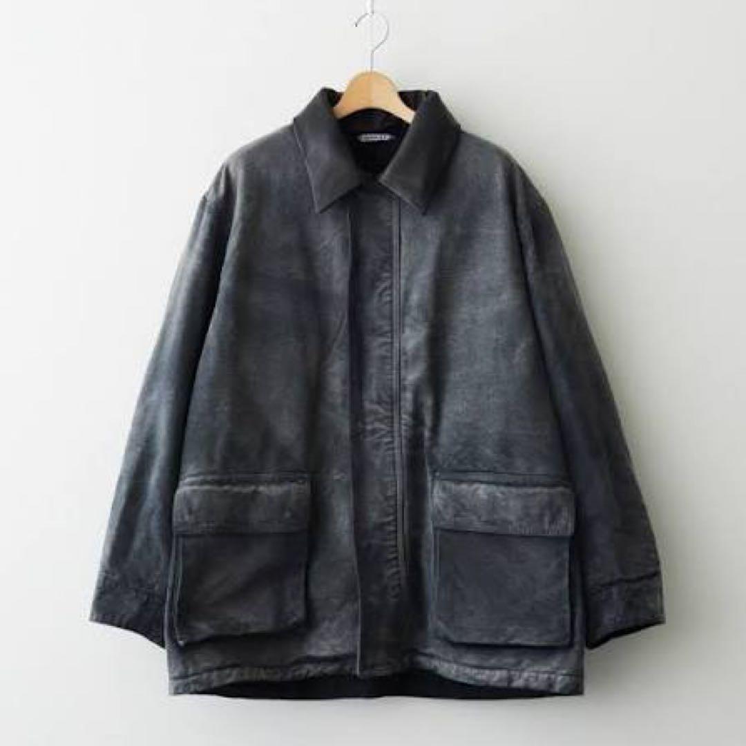 【3】AURALEE ORGANIC COTTON DUCK BLOUSON