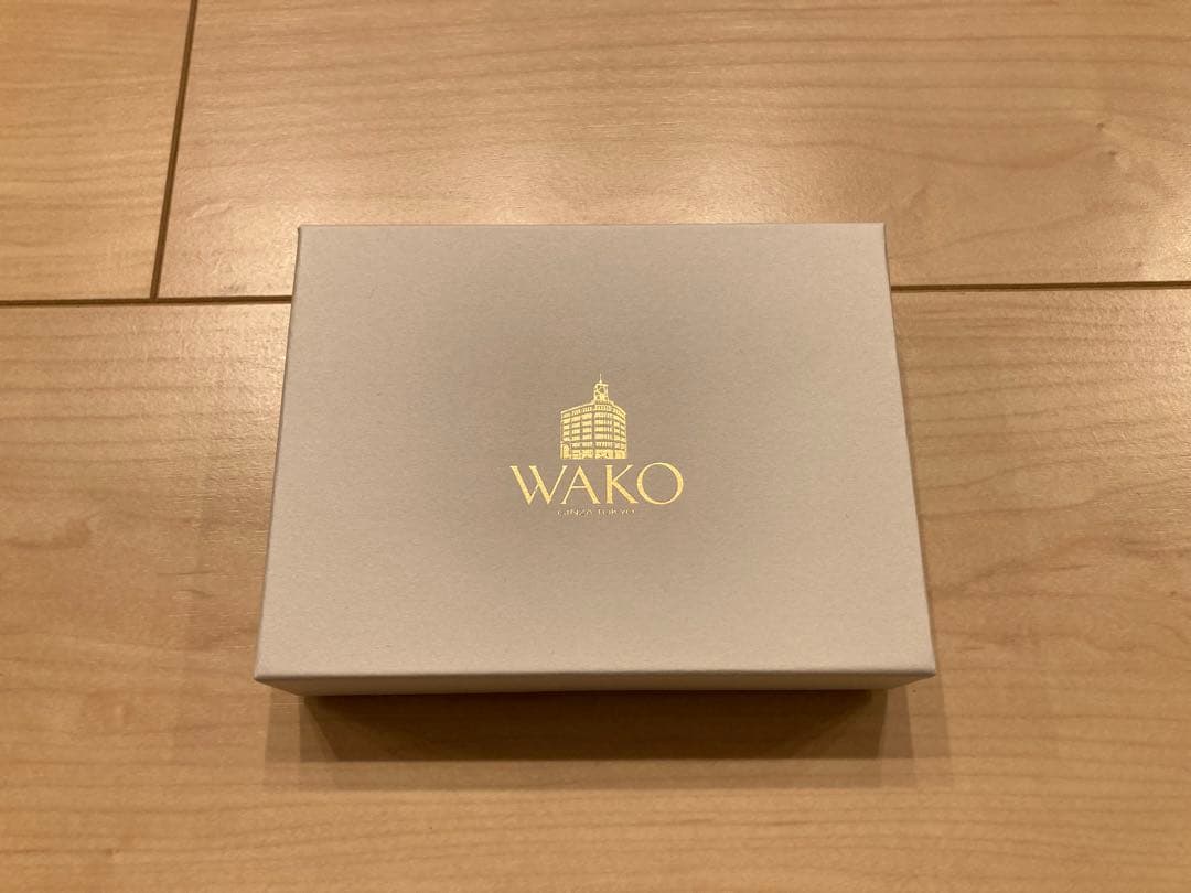 WAKO グリーン 名刺入れ 箱付き