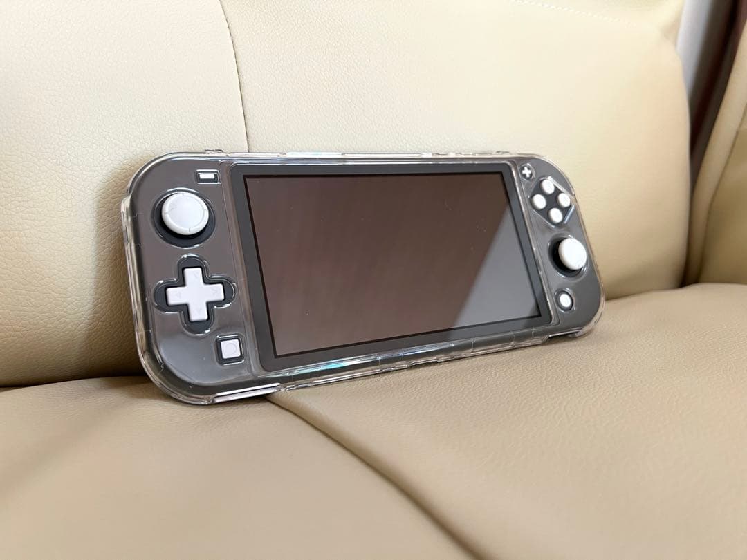 Nintendo Switch Lite グレー 箱付き クリアケース