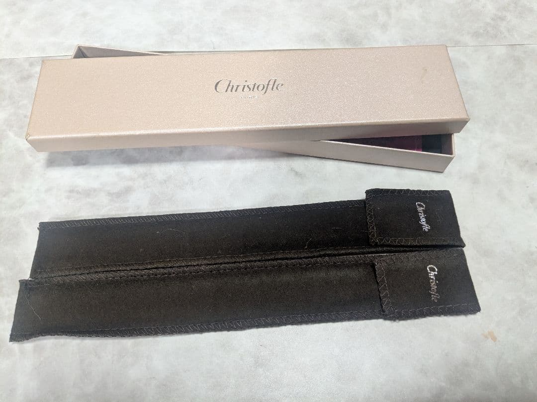 【美品✨】Christofle 箸セット 赤 白