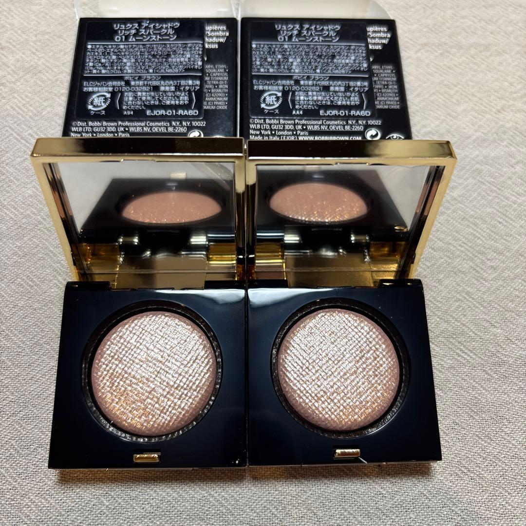 BOBBI BROWN Luxe Eye Shadow 01ムーンストーン 2個