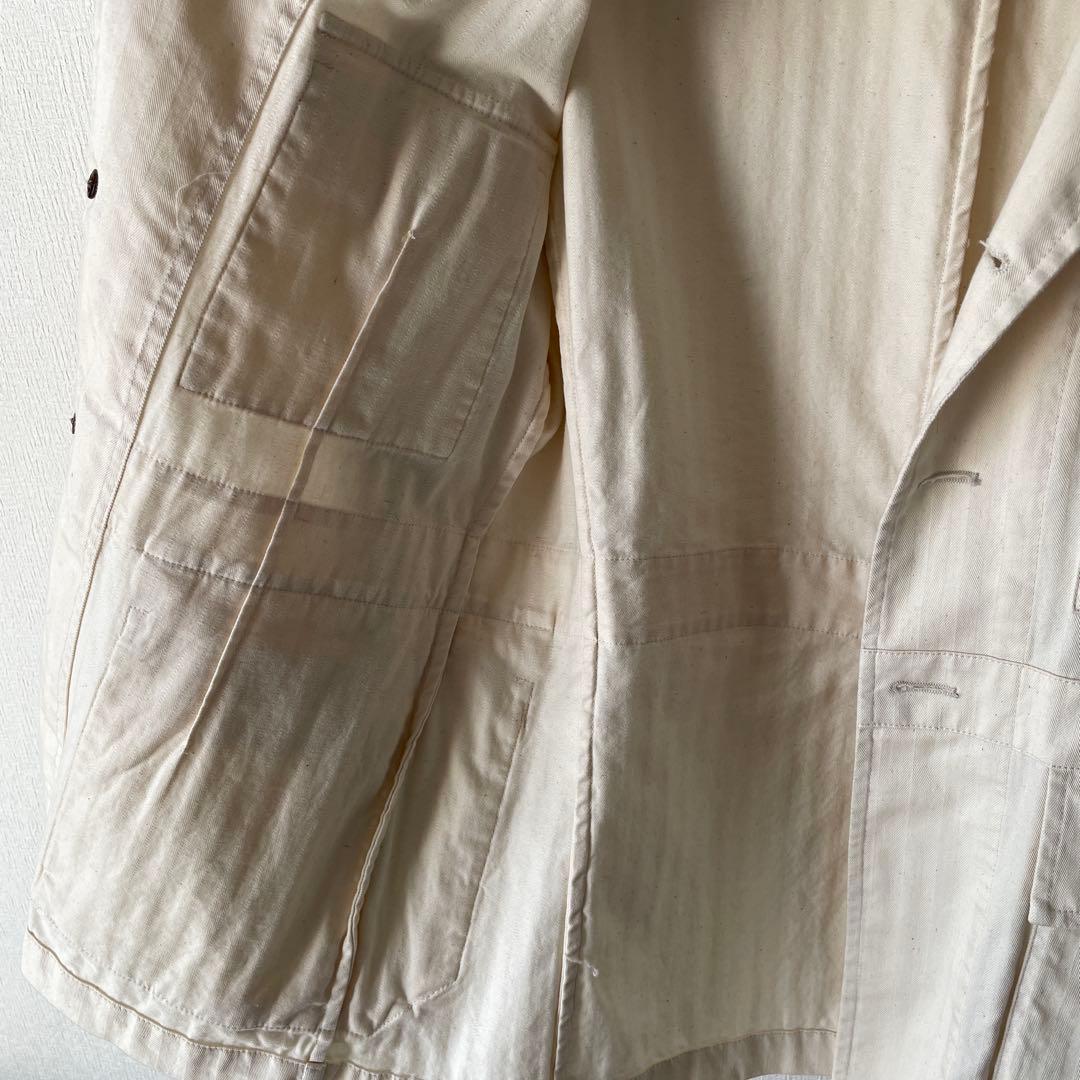 RR/アールアール サファリジャケット コットン　46 エクリュ
