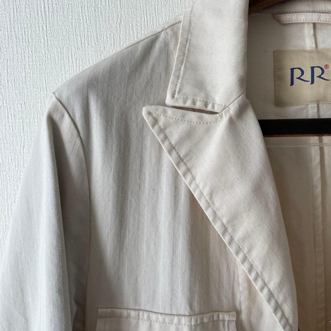 RR/アールアール サファリジャケット コットン　46 エクリュ