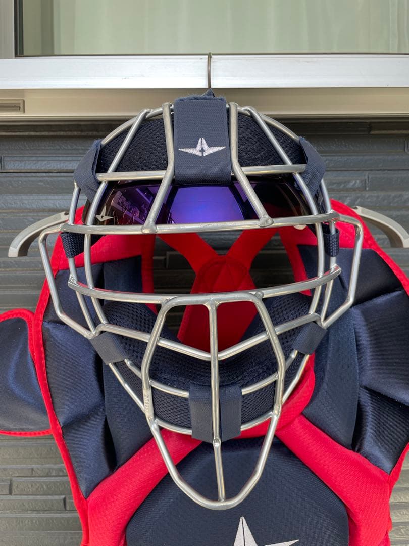 【美品】キャッチャー防具3点セット　オールスター