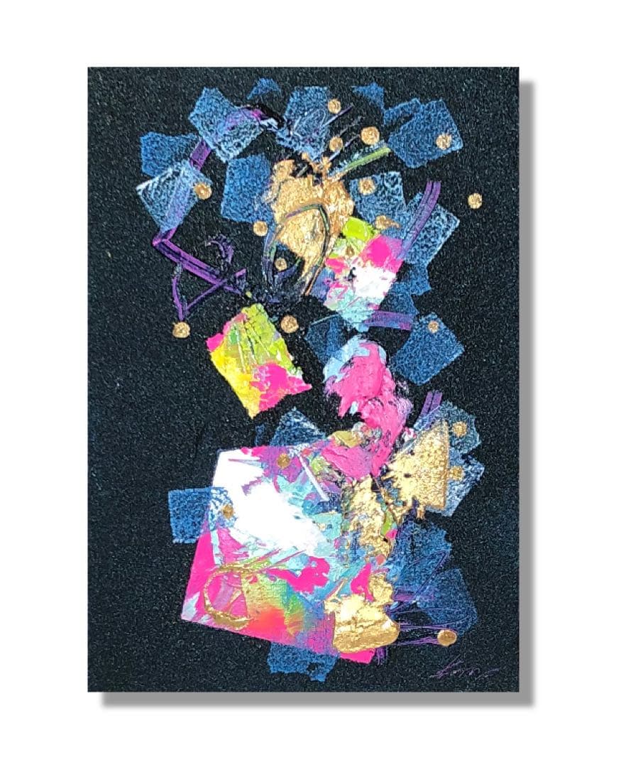 【室生】絵画　油絵　原画　抽象画　現代アート　モダン　インテリア　SM