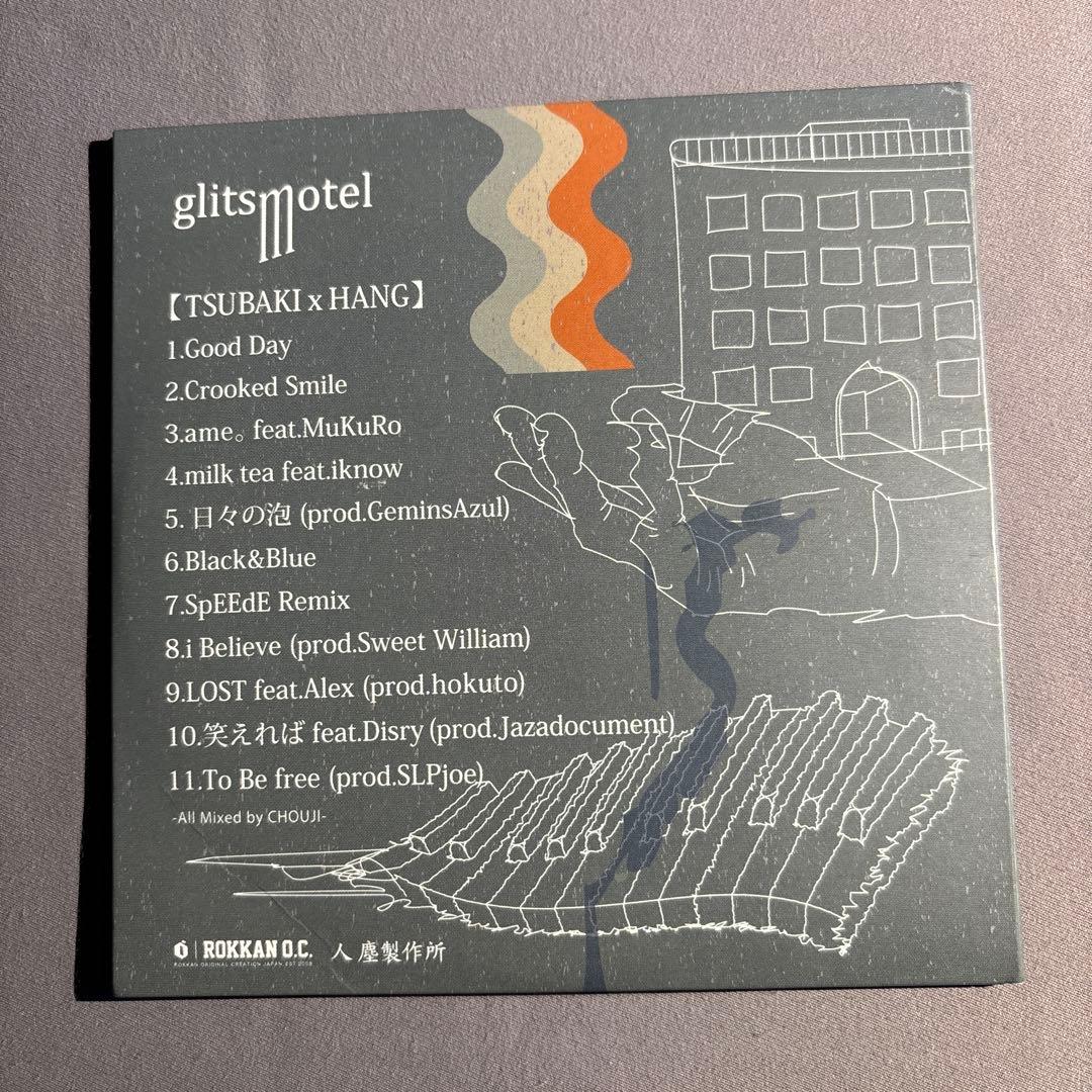 【サイン入り】唾奇x HANG 「glitsmotel」2ndプレス品