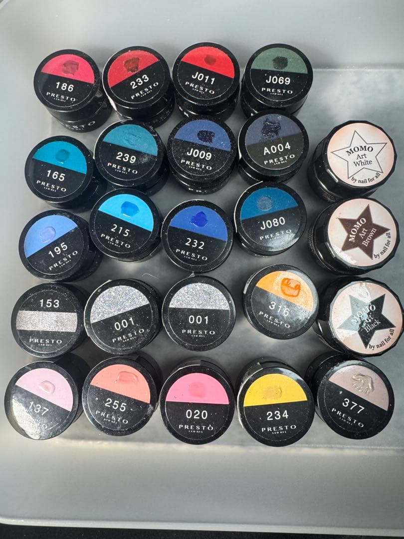 PRESTO 他ジェルネイルカラー セット 24個