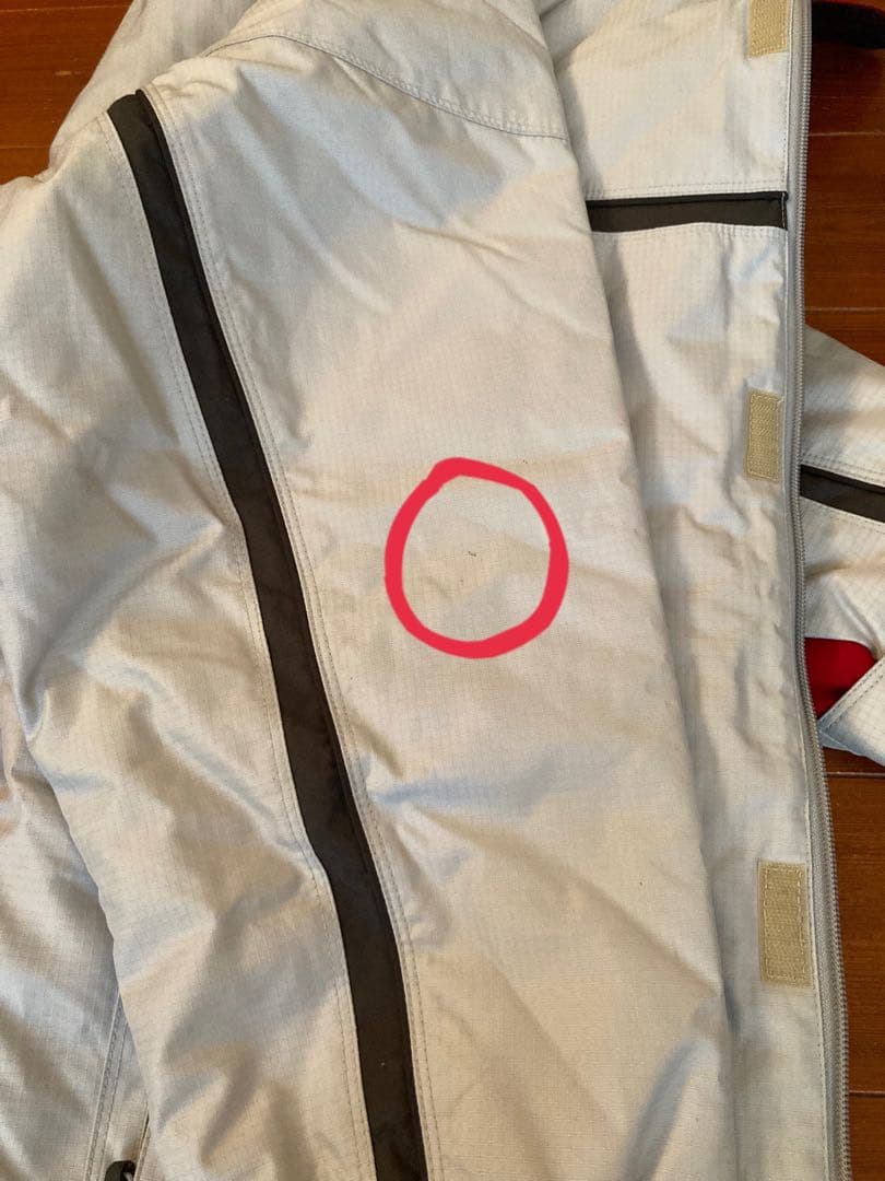 PHENIX（エレッセの手袋おまけ）　男性用Lサイズ　白×ダークグレー