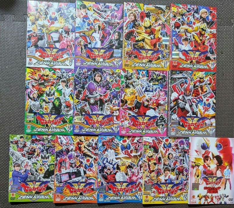DVD 機界戦隊ゼンカイジャー 全12巻 ＋ スピンオフ ゼンカイレッド大紹介!