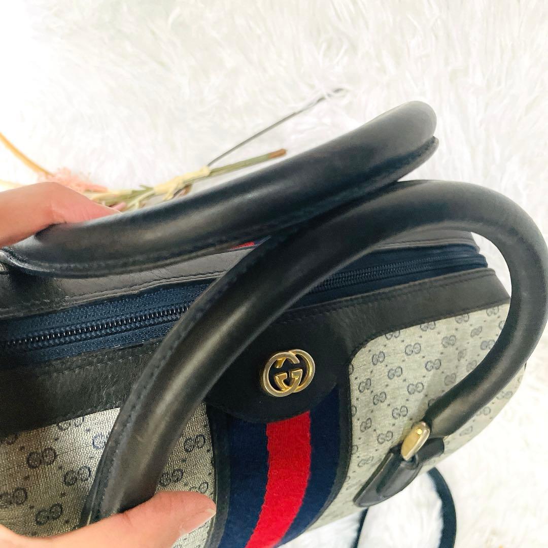 希少⭐︎GUCCI シェリーライン インターロッキング ショルダー付 ミニボストン